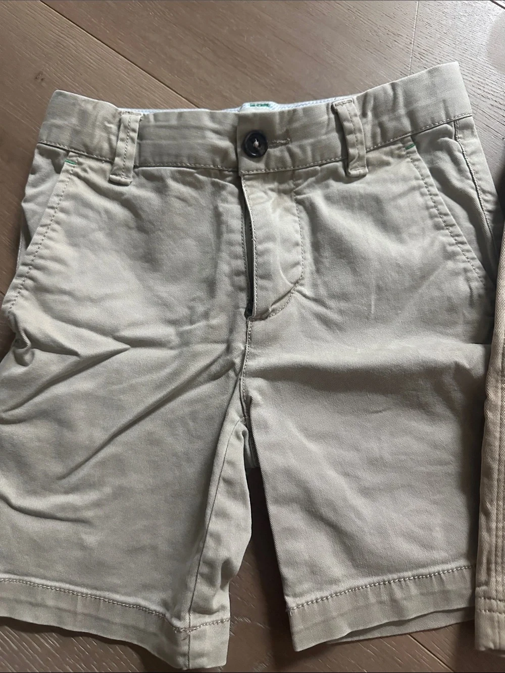 Jcrew and mini Boden boys Classic Khaki Shorts - Neutral Beige